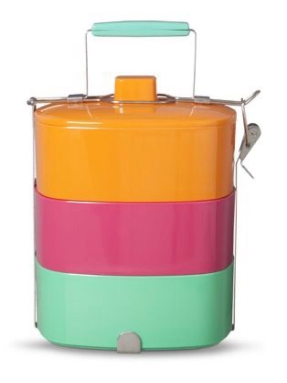 Vintage Target Melamine 3-Tier Bento Lunch Box – Colorful & Excellent Condition